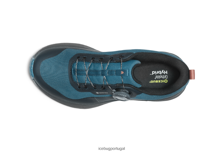 calçados BH2FVB84 homens Icebug neblina rb9x gtx petróleo/castanha