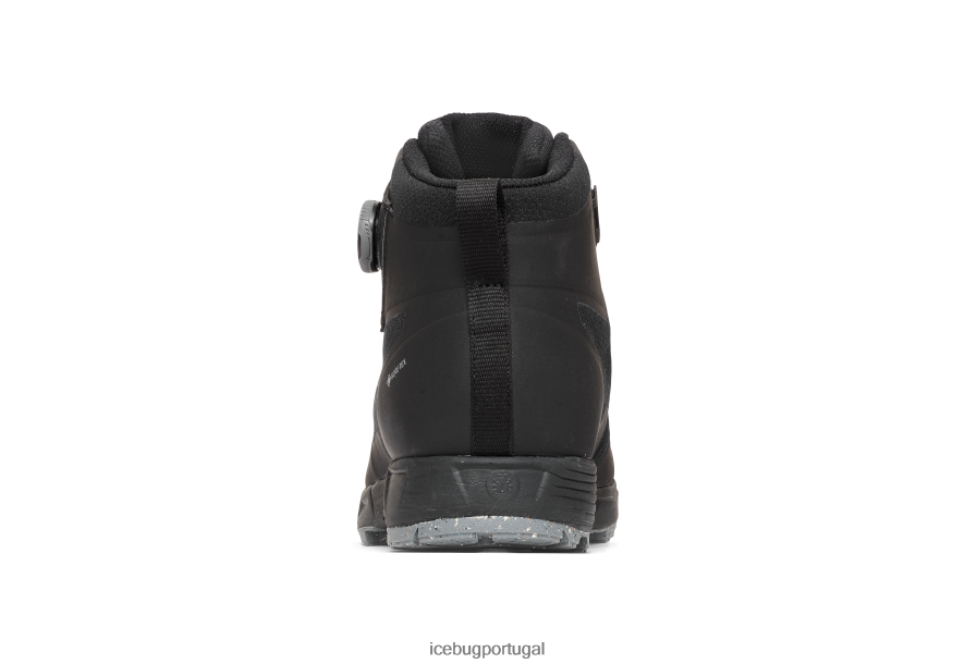 calçados BH2FVB85 homens Icebug rover mid rb9x gtx preto/cinza ardósia