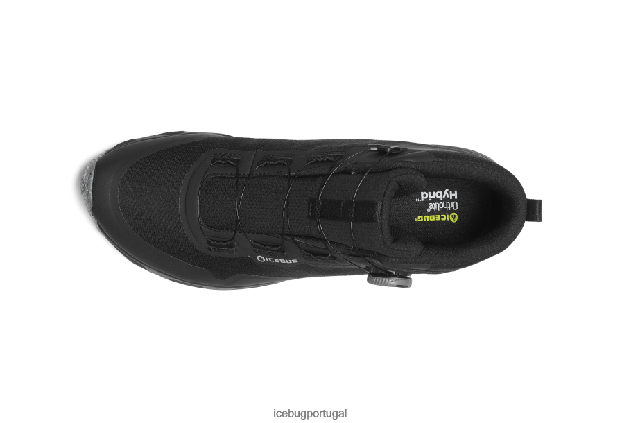 calçados BH2FVB85 homens Icebug rover mid rb9x gtx preto/cinza ardósia