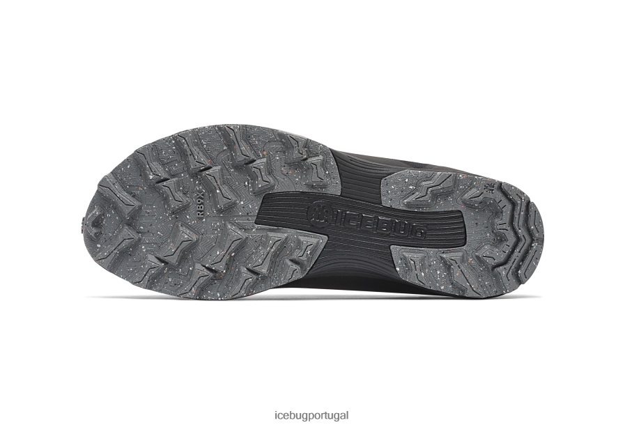 calçados BH2FVB85 homens Icebug rover mid rb9x gtx preto/cinza ardósia