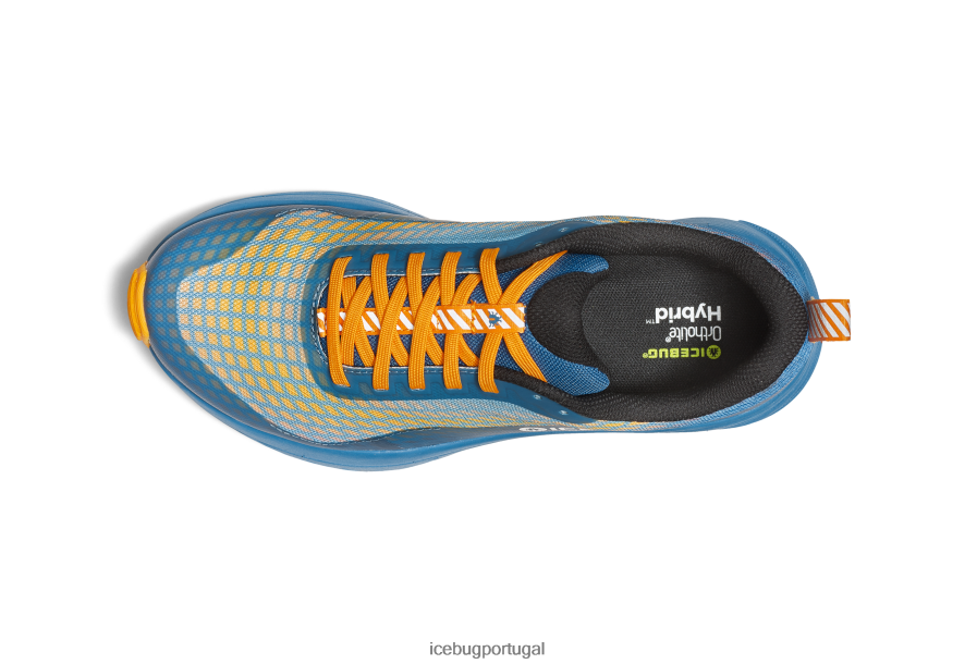 calçados BH2FVB76 homens Icebug novo bugrip névoa azul/laranja