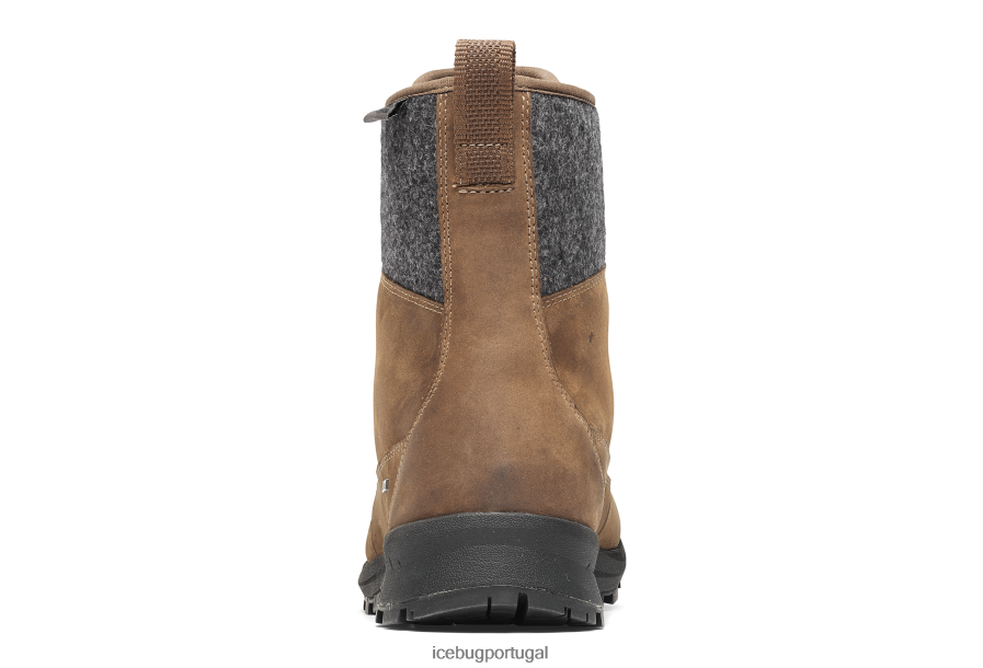 calçados BH2FVB47 mulheres Icebug adak rewool michelin café/cinza