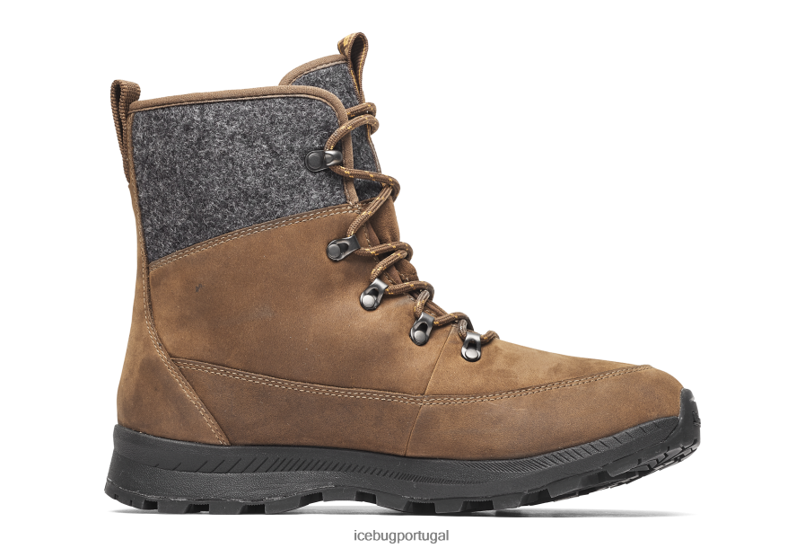 calçados BH2FVB47 mulheres Icebug adak rewool michelin café/cinza