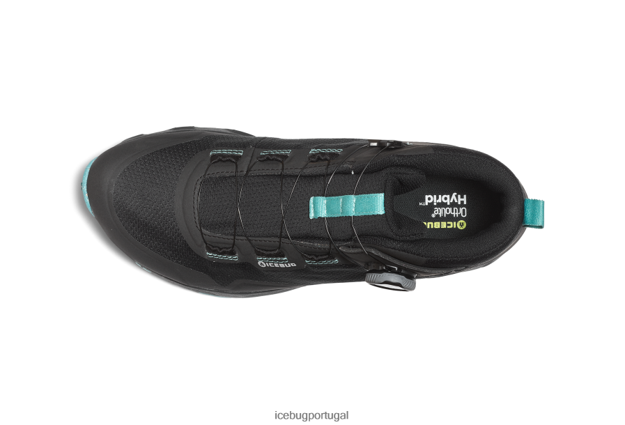 calçados BH2FVB51 mulheres Icebug rover mid rb9x gtx preto/menta