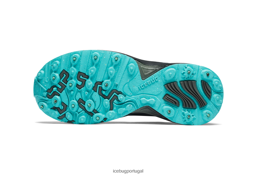 calçados BH2FVB56 mulheres Icebug stavre bugrip gtx névoa negra/jade