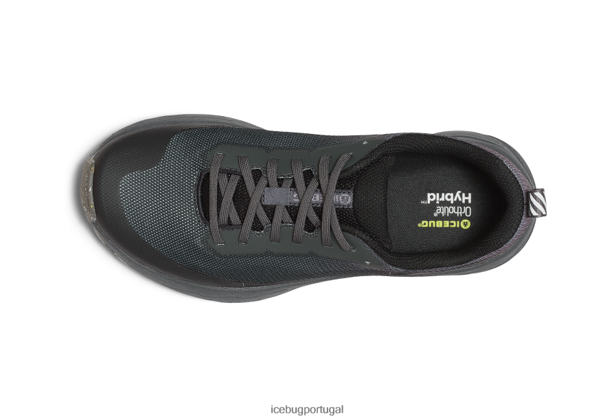 calçados BH2FVB10 mulheres Icebug horizonte rb9x preto/granito