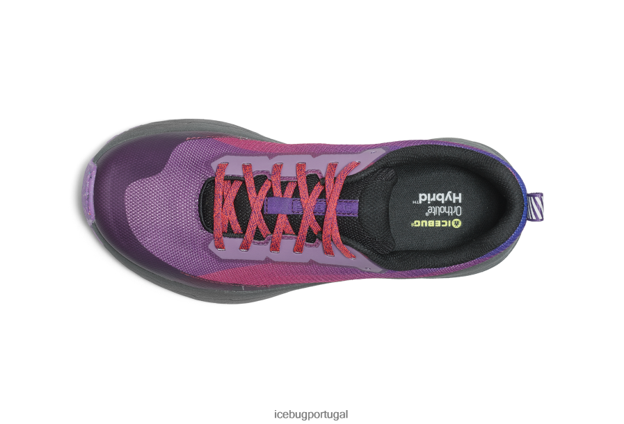 calçados BH2FVB6 mulheres Icebug horizonte rb9x uva/vermelho doce