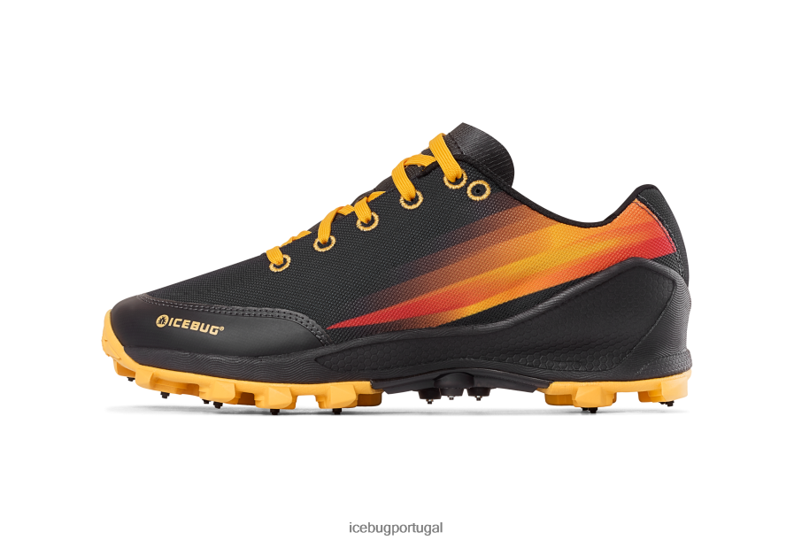 calçados BH2FVB9 mulheres Icebug zelo5 olx preto/laranja fogo