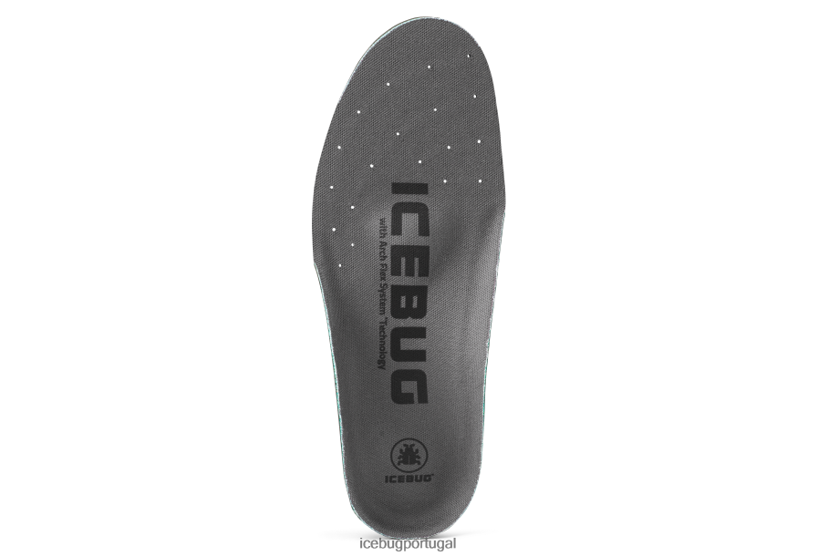acessório BH2FVB99 unissex Icebug palmilhas conforto alto carvão